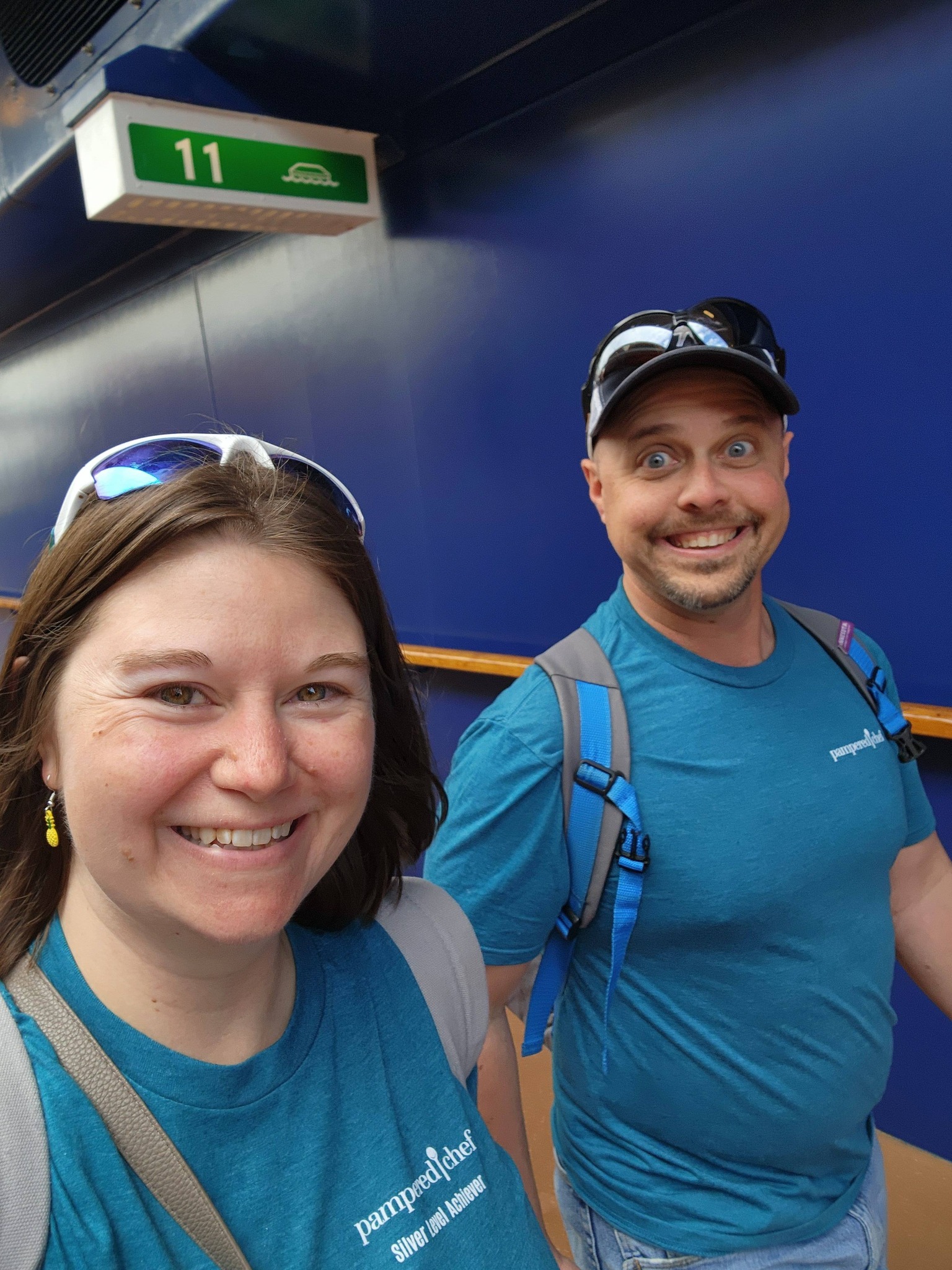 We made it on the boat!

This is our first cruise, and we didn't really know what to expect. It was such a fun first day:
🍛 Diverse buffet with food from various parts of the world
🍹 Themed bars with signature cocktails
📚 Giant library with books from other cruises
👋 First time cruisers event
🎶 PC welcome event 
⚓️ Pub trivia with new friends
🎰 Visit to the casino

Because of you, this trip is possible. Thank you so much for supporting me 💗